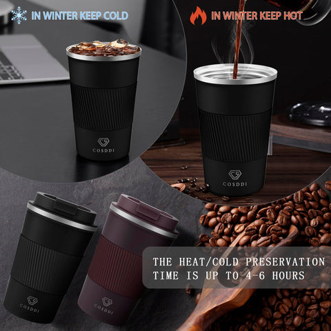 CS COSDDI Taza no apta para microondas, cuidado de uso correcto.