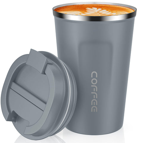 CS COSDDI termo de acero inoxidable 12 oz mantiene el café caliente