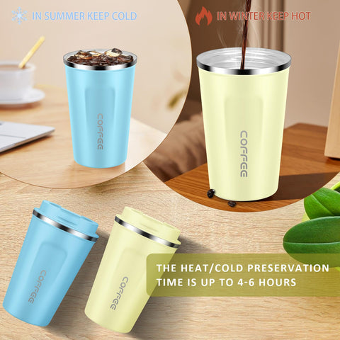 CS COSDDI vaso diseño estrecho y ergonómico para caber en portavasos