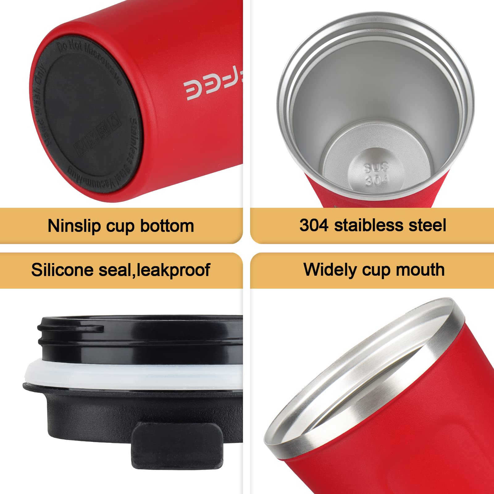 CS COSDDI tumbler interior acero-304, sabor neutro y mayor durabilidad.
