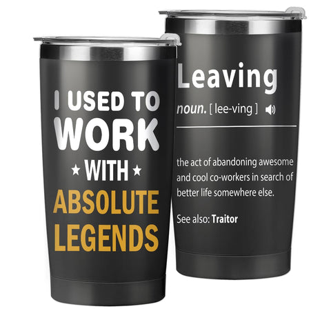 CSHVJ taza termica despedida en acero inoxidable, ideal para café caliente en ruta.