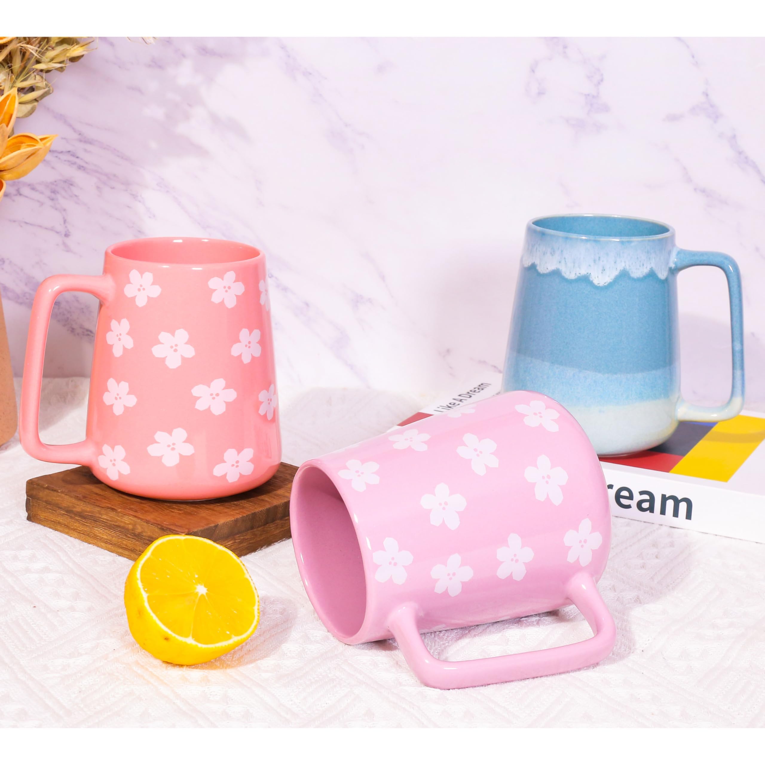 Taza Cteaffee morada empaque práctico, lista para regalo