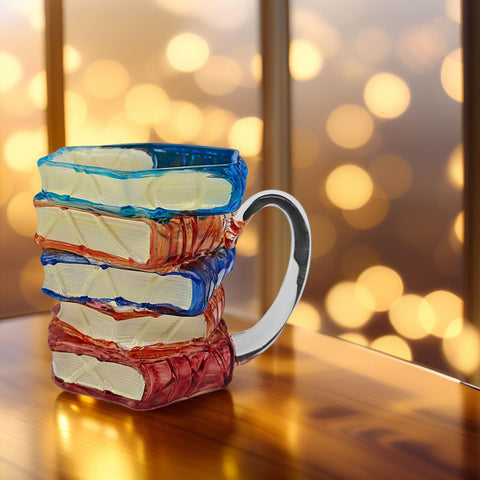 Taza Cteaffee libro relieve gotas: ideal para te