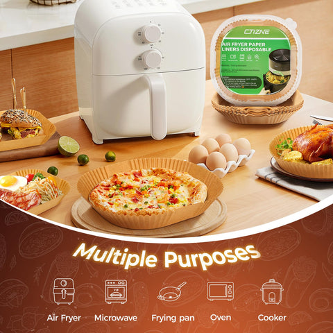 ctizne papel multiuso freidora aire, apto para microondas y horno.