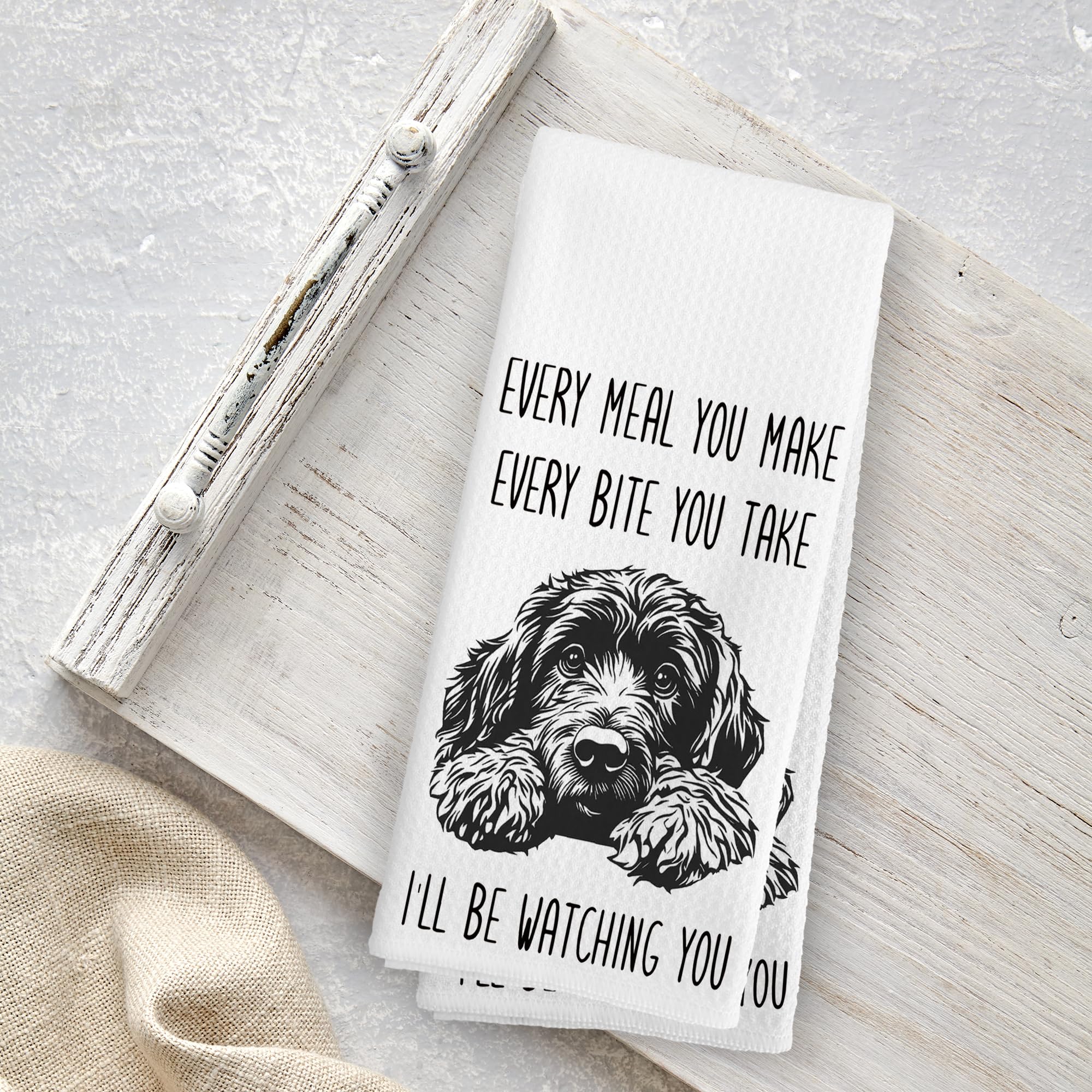 CUANFDDSF toallas versátiles para cocina y baño con diseño de perro.