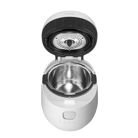 Tapa desmontable de Cuchen en acero inoxidable para limpieza sencilla.