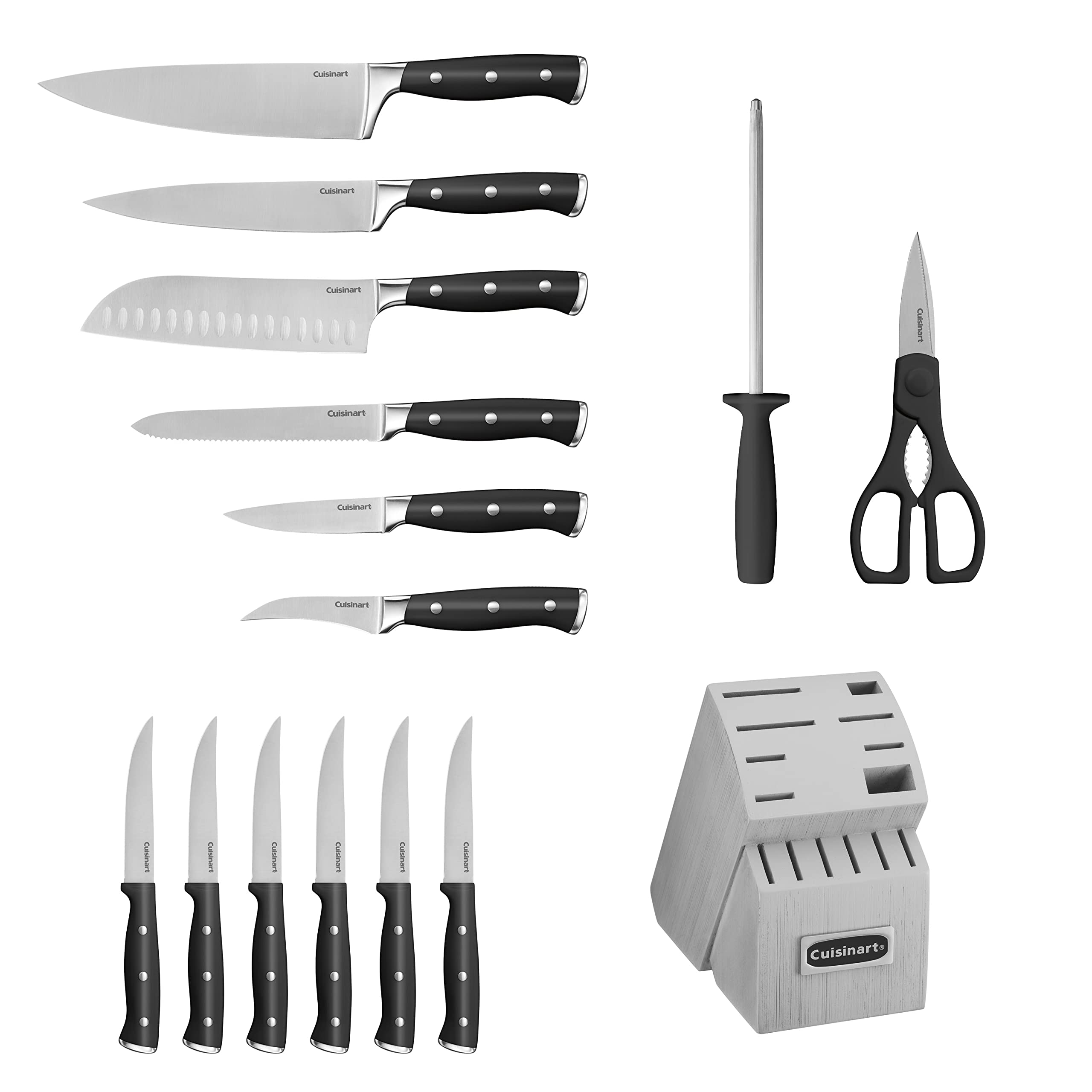 Cuchillo chef de 8 pulgadas cuisinart ofrece filo excepcional