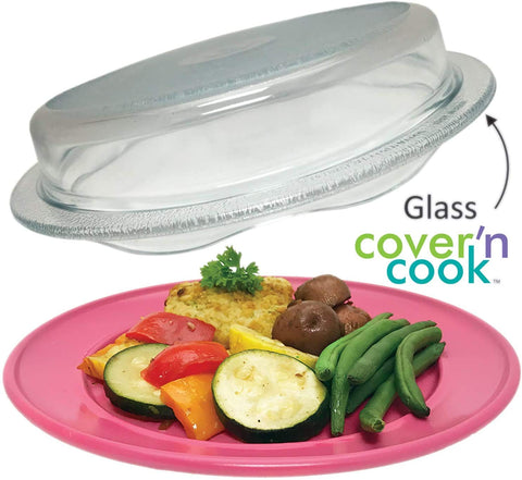 Plato de hornear de vidrio Cuchina Safe para recalentar y servir