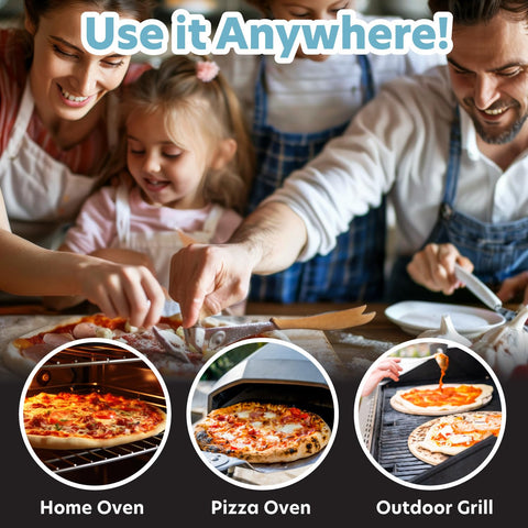 Cucinapro piedra para pizza, limpieza fácil tras uso