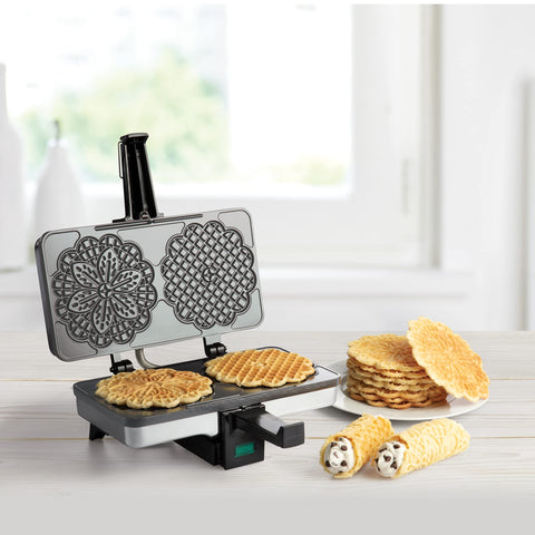 Recetario incluido con la Pizzelle Maker para empezar a cocinar de inmediato.