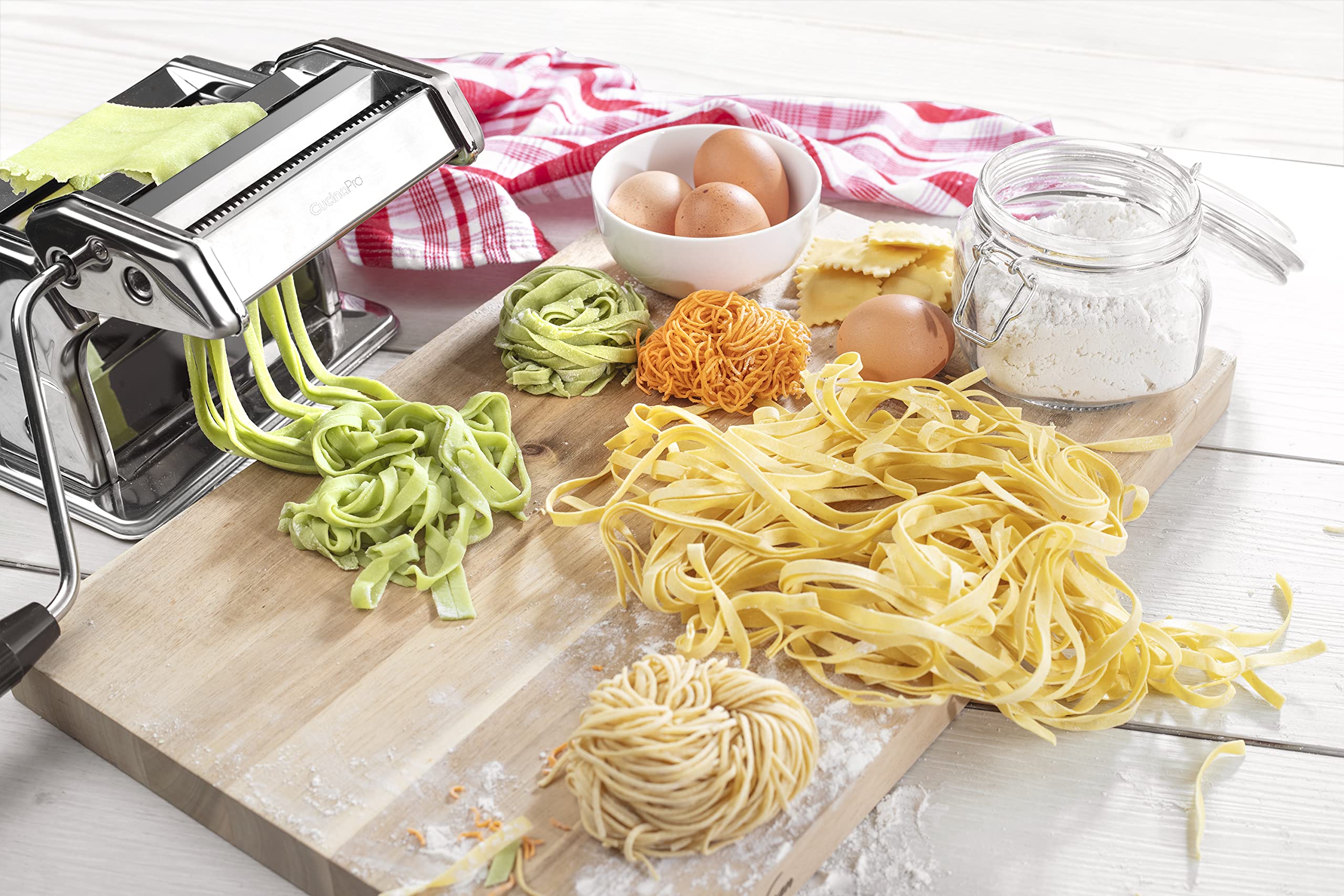 CucinaPro: prepara masa para cinco tipos de pasta en casa