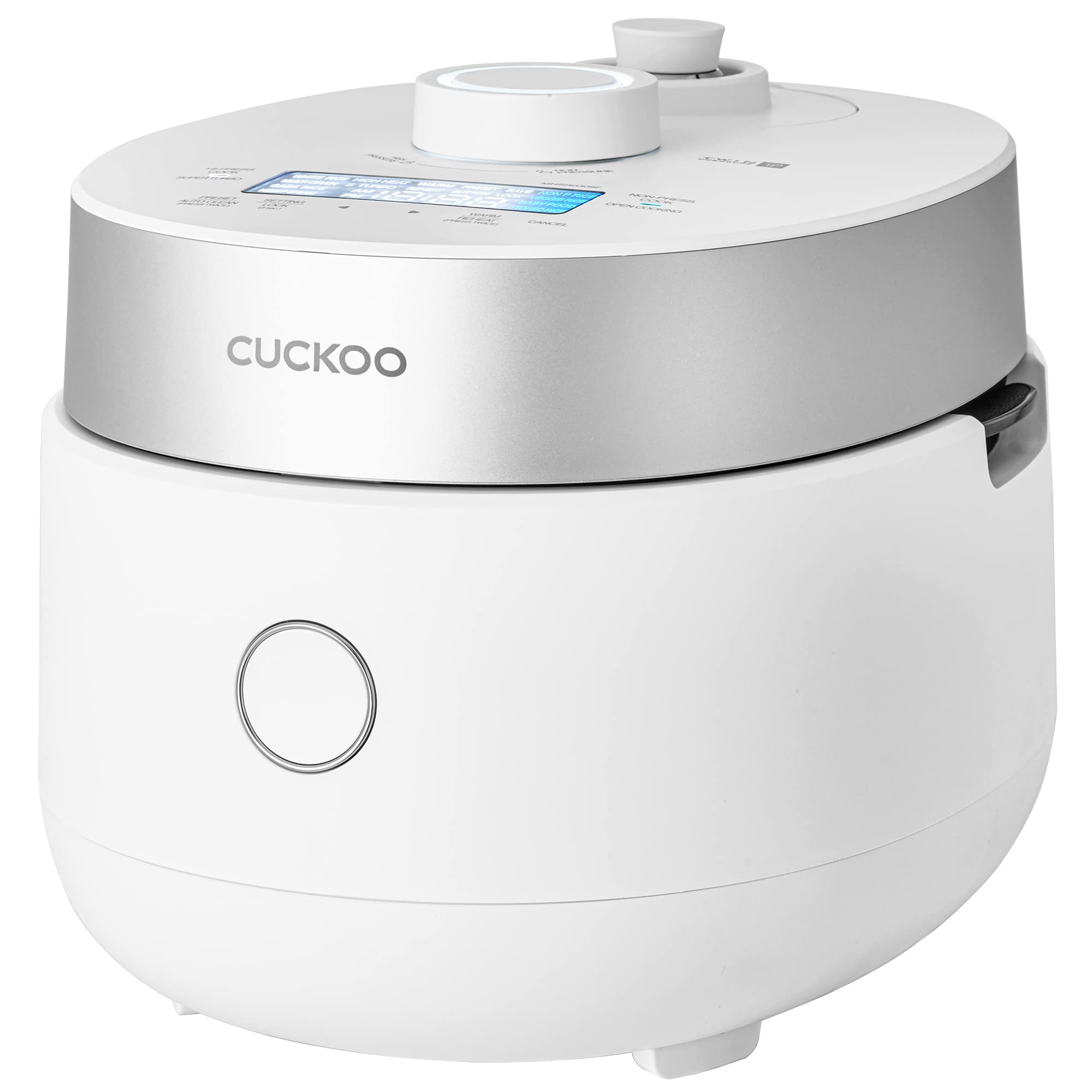 CUCKOO CRP-MHTR0309F: tapa transparente para supervisar la cocción sin abrir.