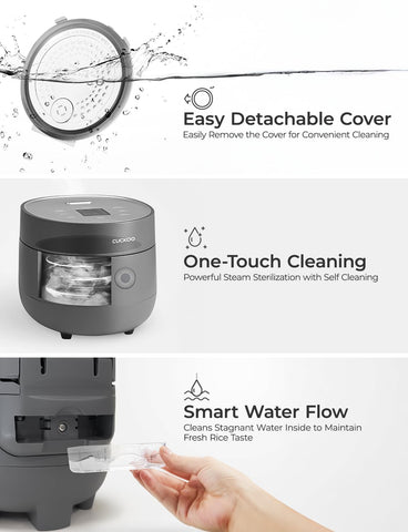CUCKOO Micom capacidad 12 tazas cocidas ideal para familias.