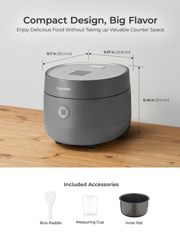 CUCKOO Micom limpieza automatica para mantenimiento sencillo.