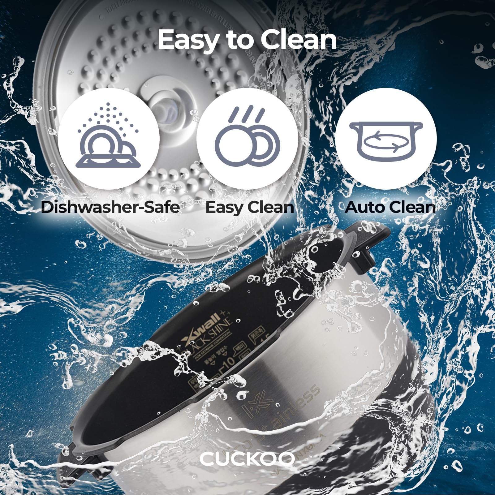 CUCKOO limpieza automática facilita la limpieza tras cocinar