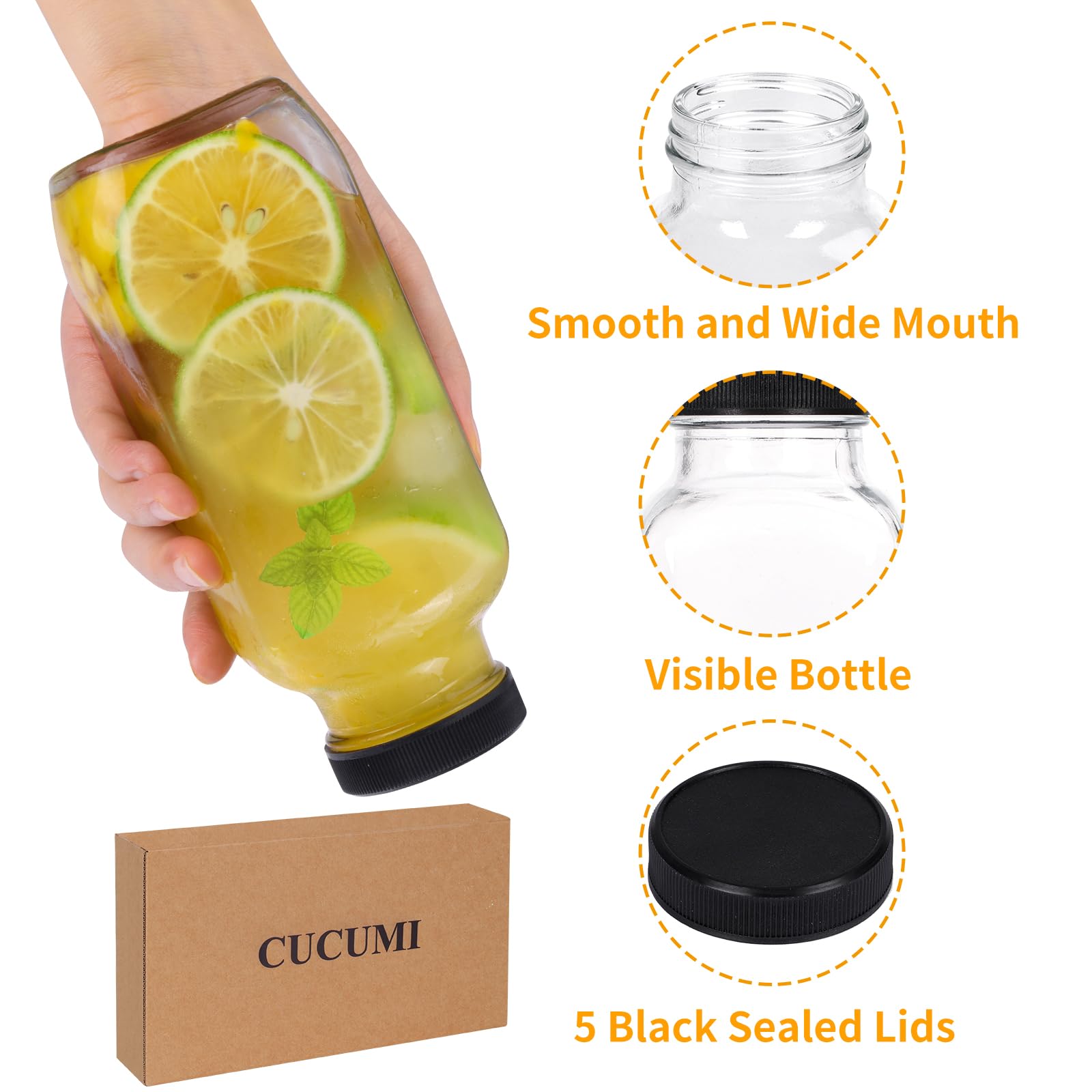 Cepillos de limpieza Cucumi para botellas y pajitas