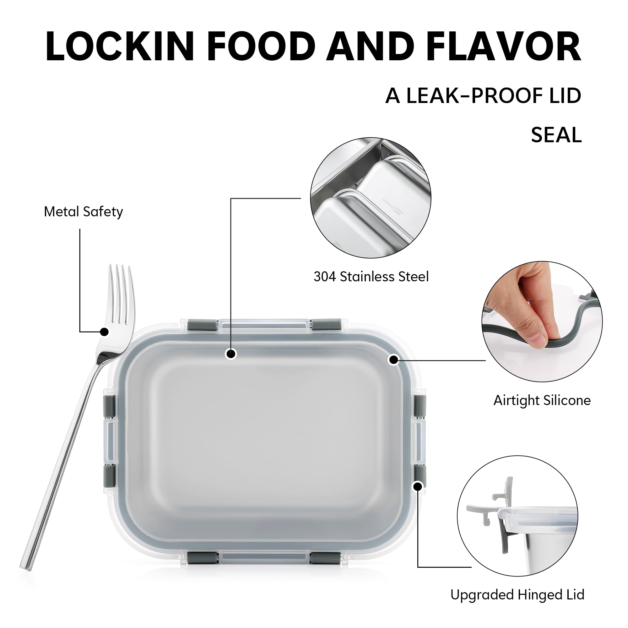 Cuiselect loncheras aptas para lavavajillas y horno para uso diario