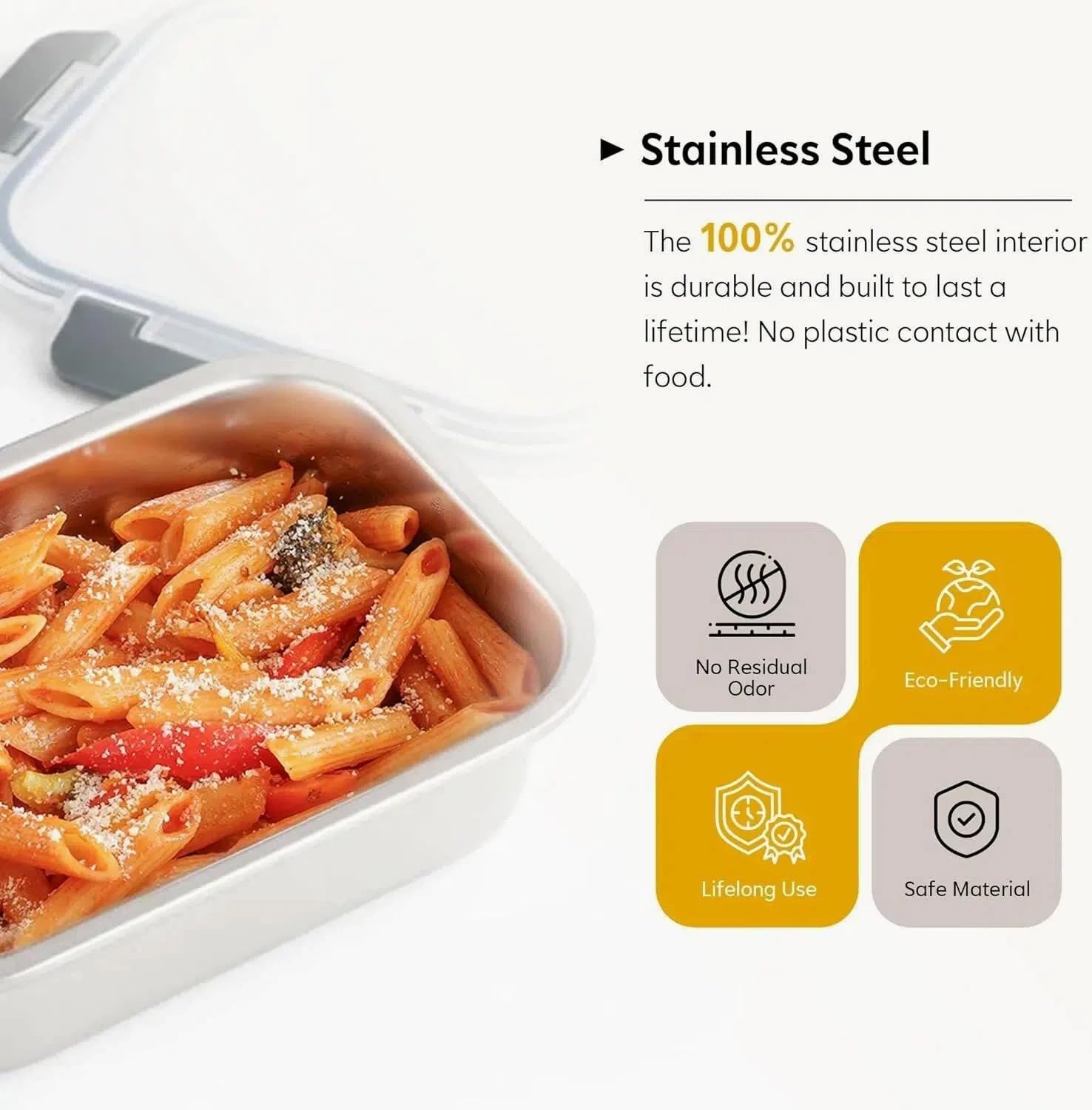 Cuiselect lonchera 1200 ml para comidas compartidas