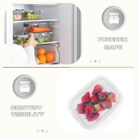 Vidrio borosilicato Cuiselect resistente a choques térmicos para uso diario.