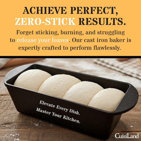 Cuisiland pan apto para inducción y horno hasta 500°F