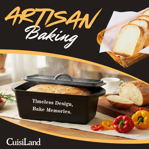 Cuisiland tapa ajustada sella humedad en pan horneado