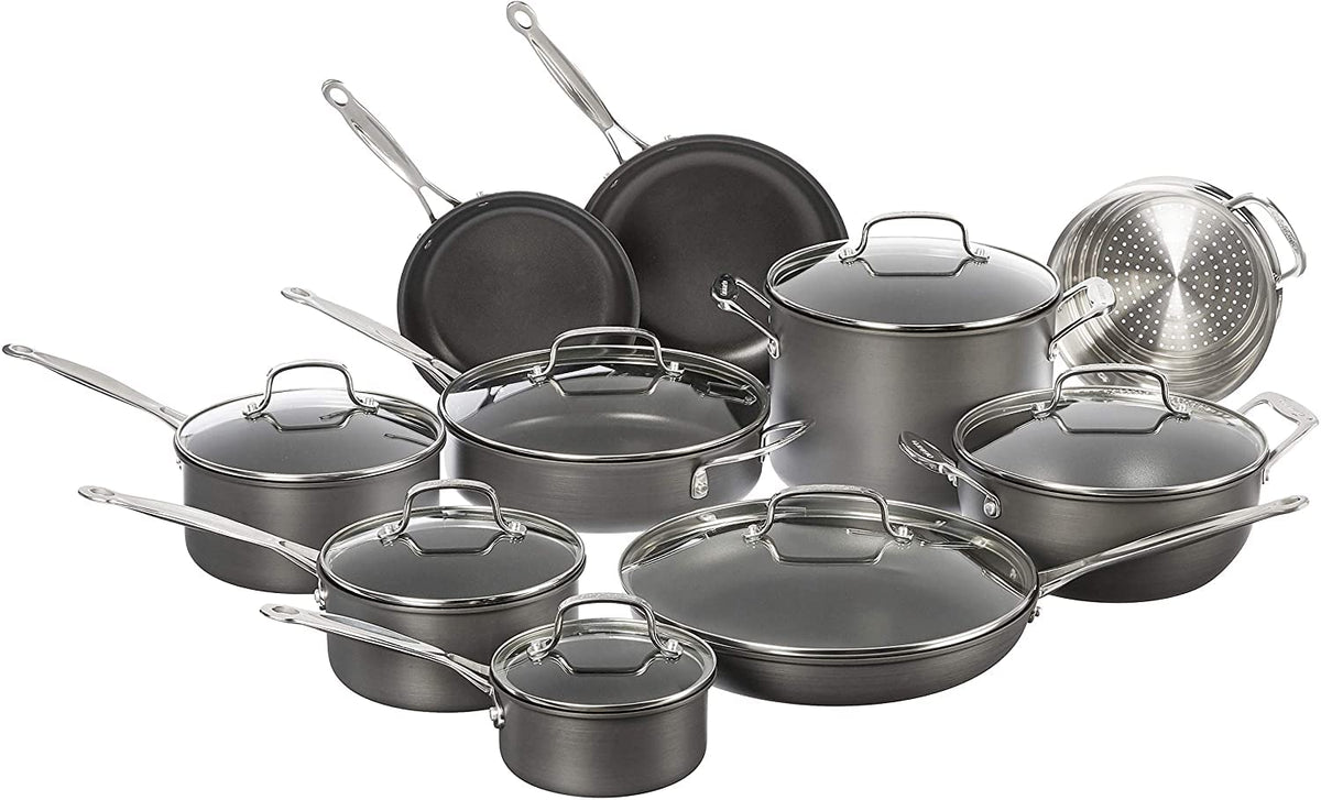 Conjunto Cuisinart 17 piezas completo para cocinar en casa con versatilidad.