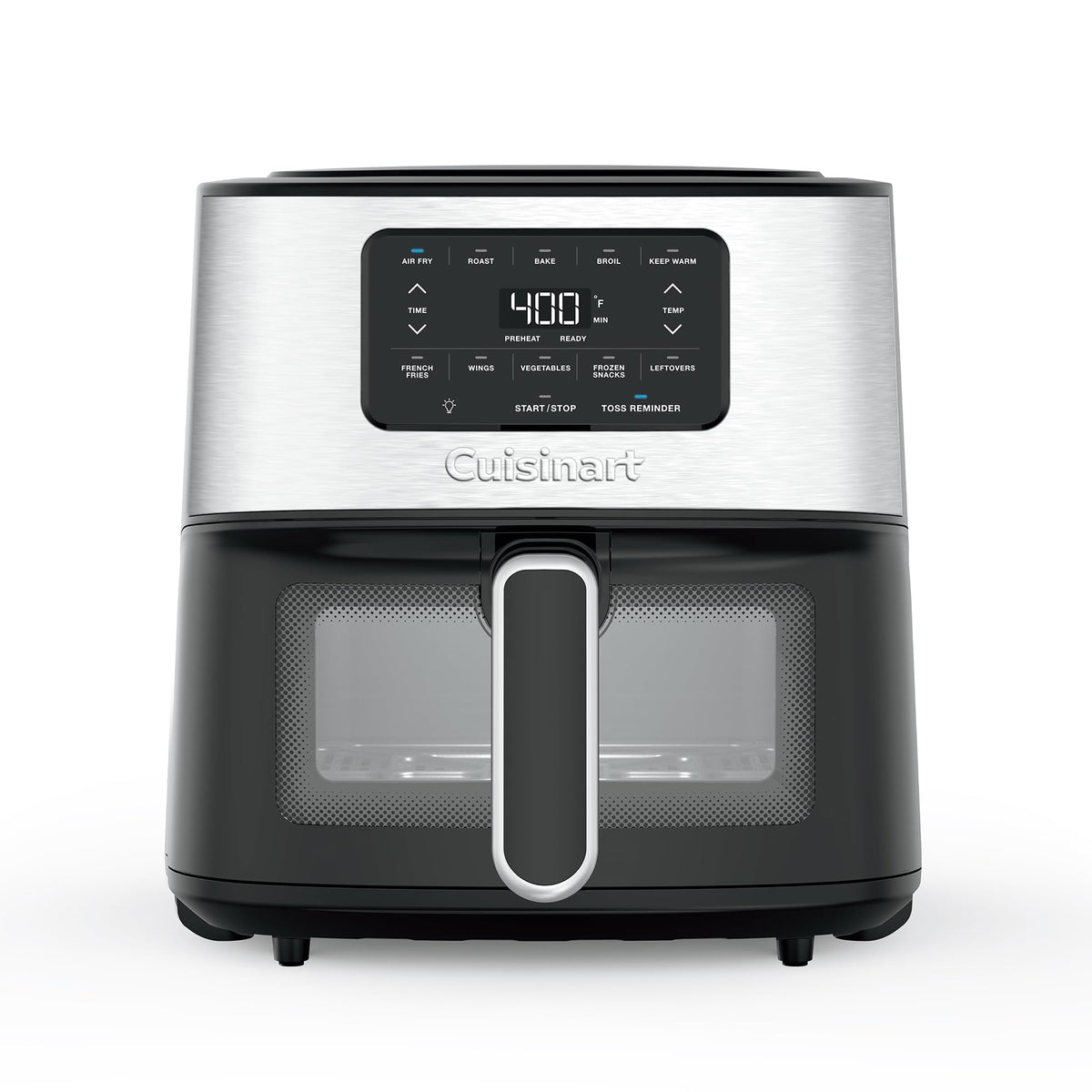 Cuisinart freidora de aire: cesta-crujiente para resultados crujientes con poco aceite.