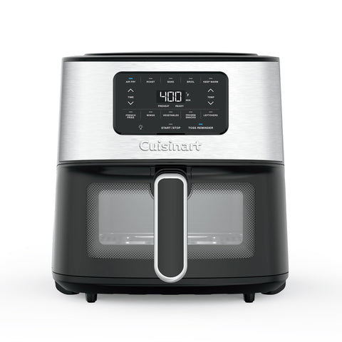 Cuisinart freidora de aire: cesta-crujiente para resultados crujientes con poco aceite.