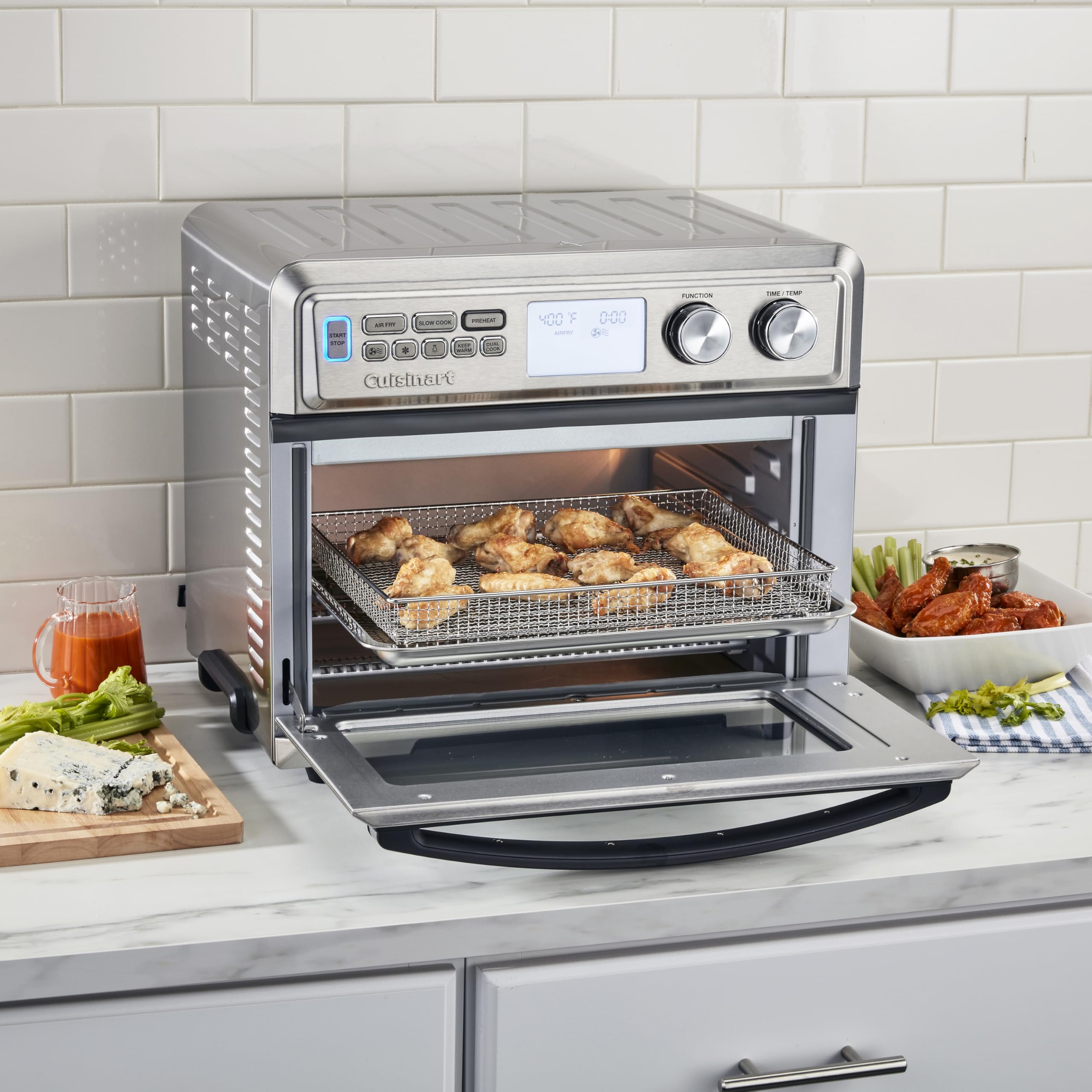 Cuisinart Horno Tostador con Freidora de Aire capacidad extra grande para porciones