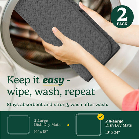 Secar platos rápido con Cuisinart, dos piezas para rotar y mantener seca la cocina.