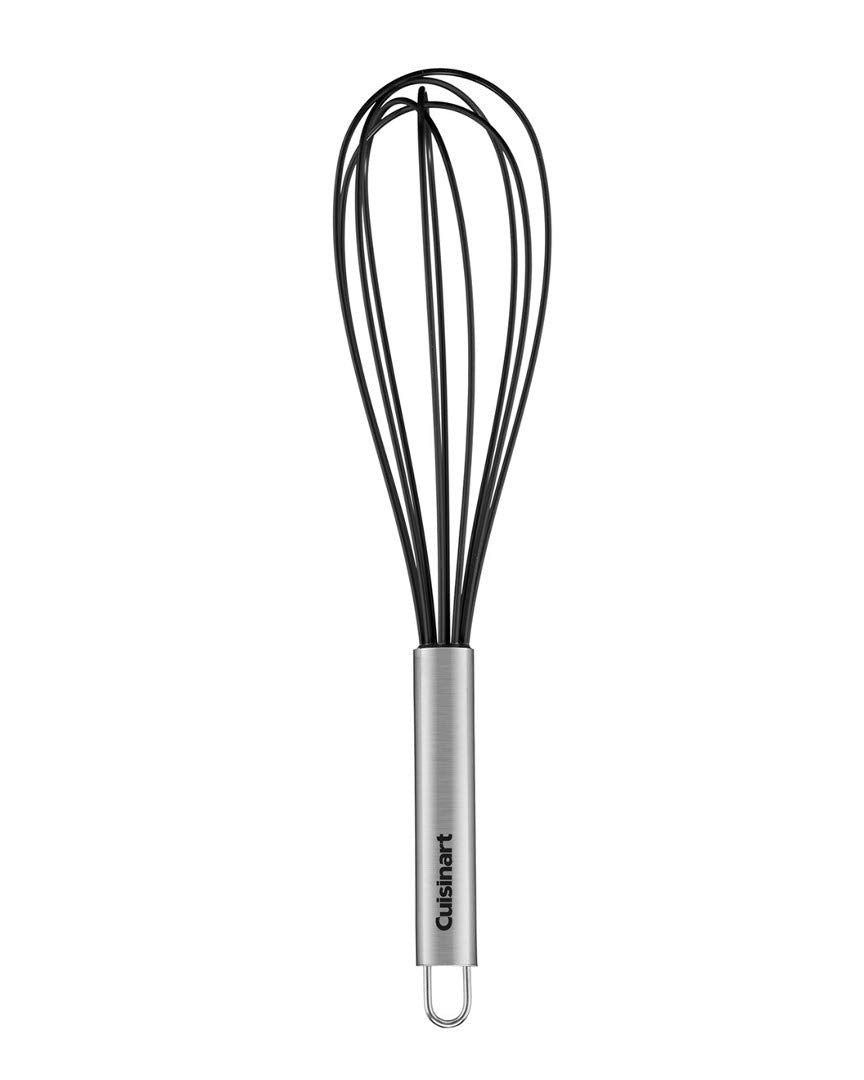 Batidor de silicona Cuisinart de 12 pulgadas, ideal para mezclar salsas sin rayar ollas antiadherentes