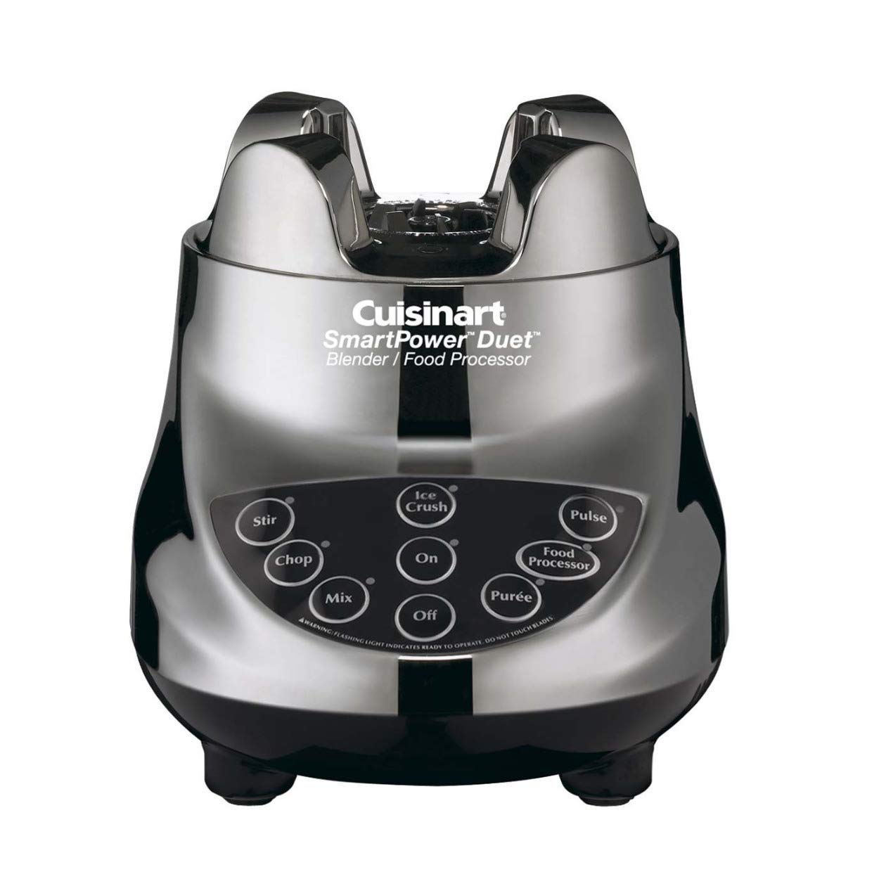 Cuisinart BFP-703BC panel táctil de 7 velocidades con indicadores luminosos para control preciso.