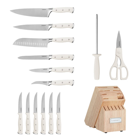 Cuchillo santoku de 7 pulgadas Cuisinart para cortes limpios y versátiles.