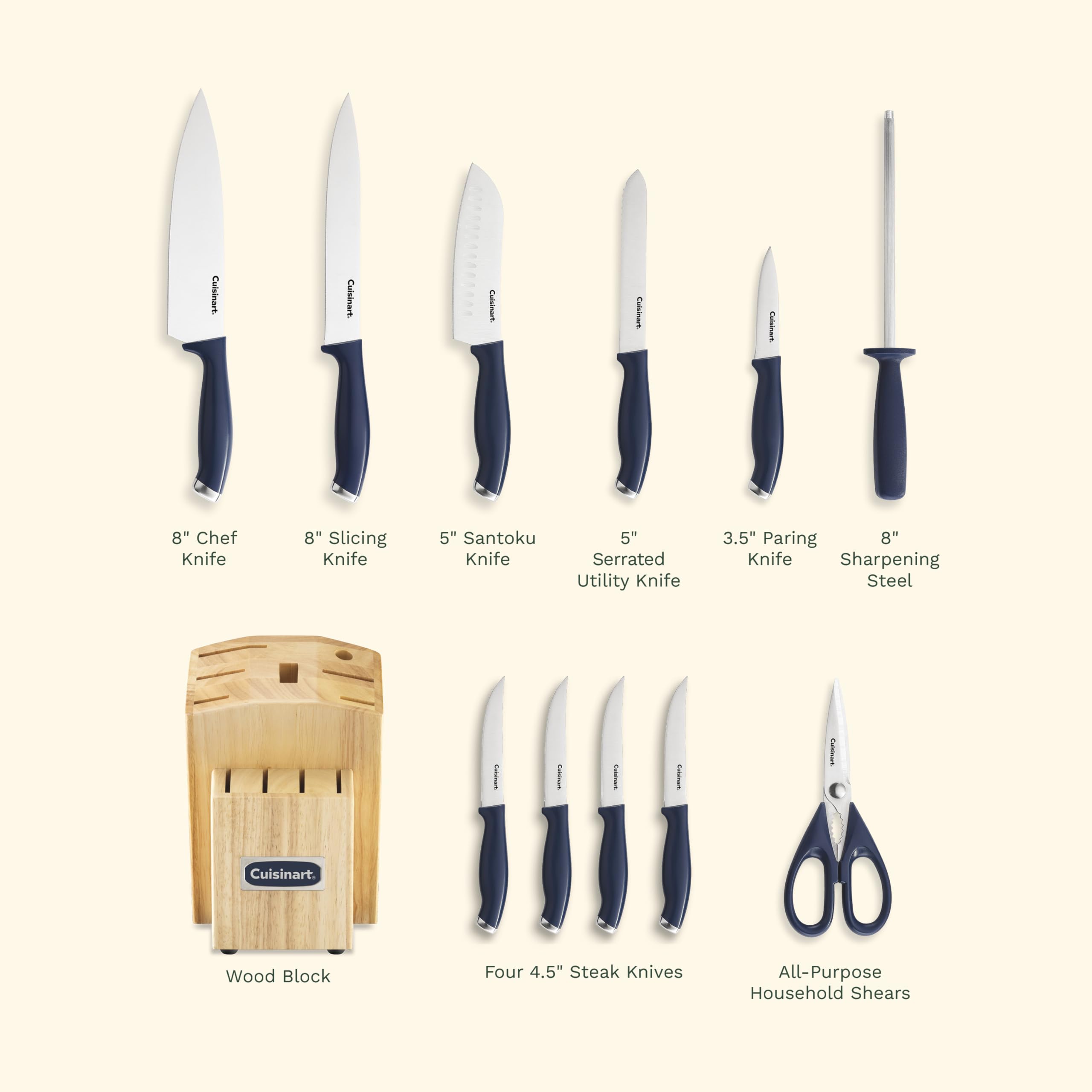 Cuisinart C77SSN-12P: cuchillo utilitario para tareas diarias de cocina