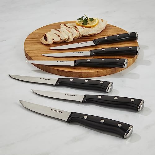 Cuisinart C77TR-S6SK cuchillo de filete con filo serrado para cortes limpios