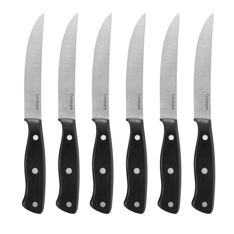 Cuisinart C77TR-S6SK set de cuchillos de filete negro para cortes precisos