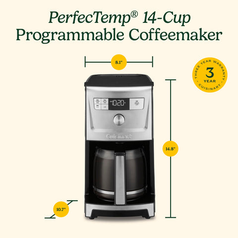 Cuisinart cafetera 14 tazas café para hielo sabor intenso desde la primera taza