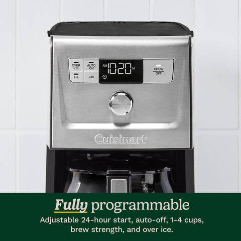 Cuisinart cafetera 14 tazas jarra de vidrio con vertido limpio