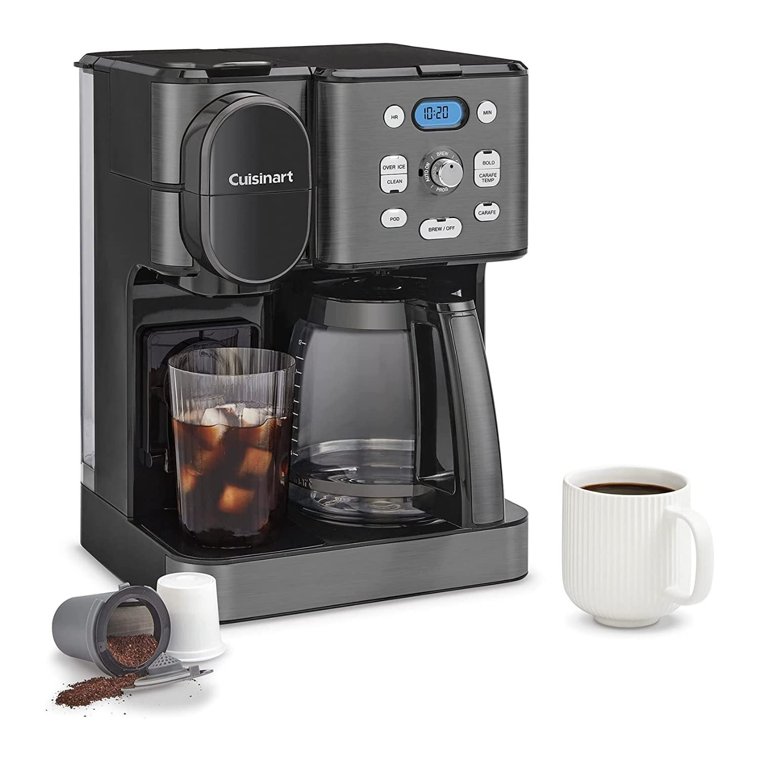 Cuisinart cafetera con depósito de agua desmontable de 42 oz práctico