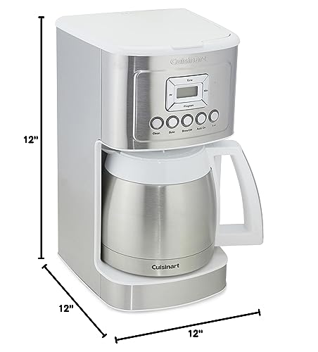 Cuisinart cafetera termica con jarra de acero inoxidable, mantiene el calor