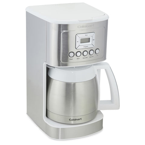 Cuisinart cafetera termica con panel LCD iluminado, fácil de programar