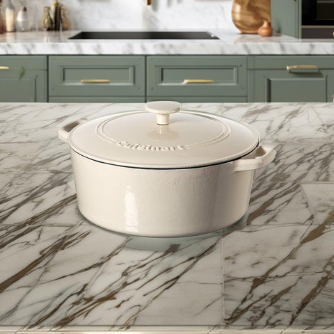 Interiores esmaltados de Cuisinart, no absorben sabores y son ideales para recetas aromáticas.