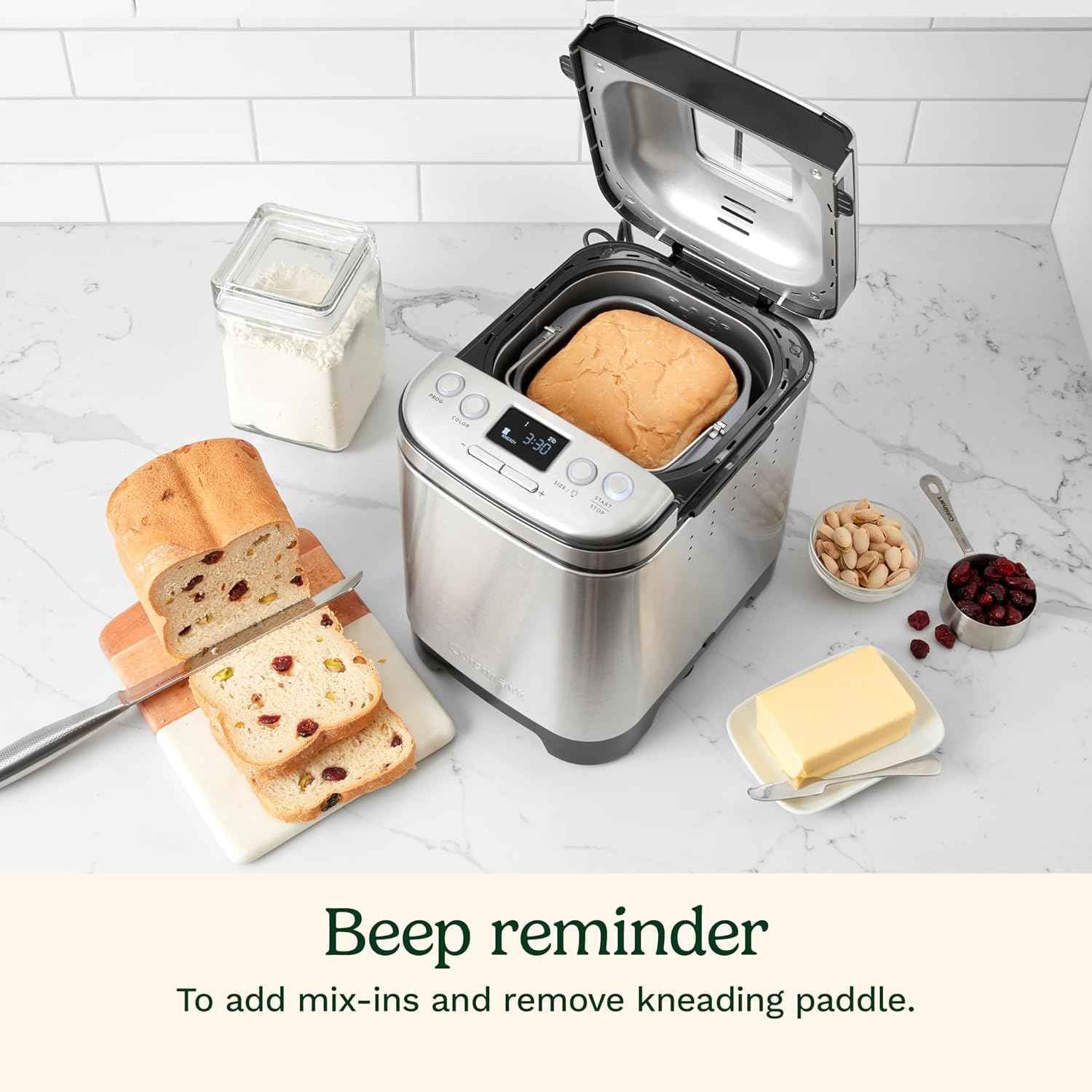Molde para pan de 907 g, tamaño ideal para hogazas.