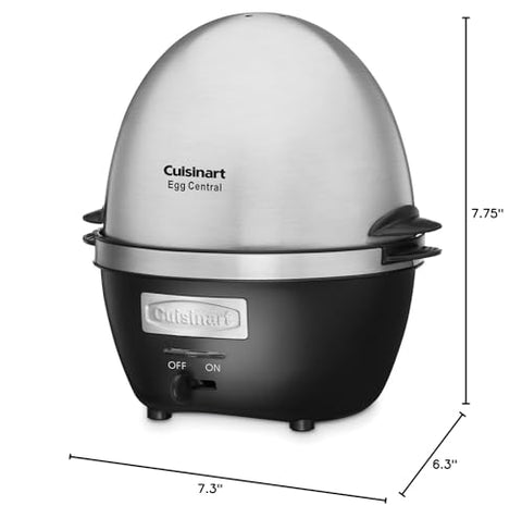 Cuisinart CEC-10, bandeja-pochar-huevos, uso versátil para desayunos fáciles.