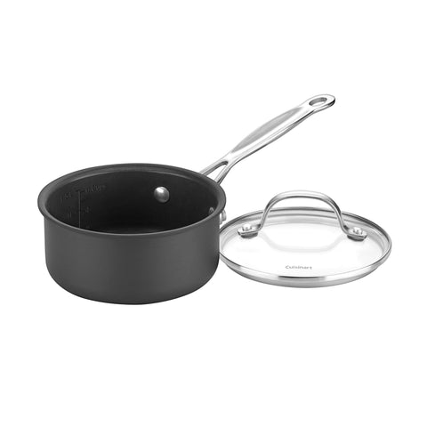 Olla Cuisinart Chefs Classic de 2 cuartos con cerámica pura antiadherente para salsas y guisos