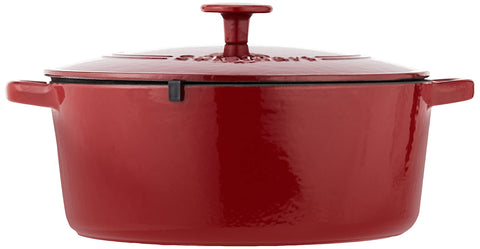 Cuisinart Chef's Classic cazuela con interior esmaltado que no altera sabores.