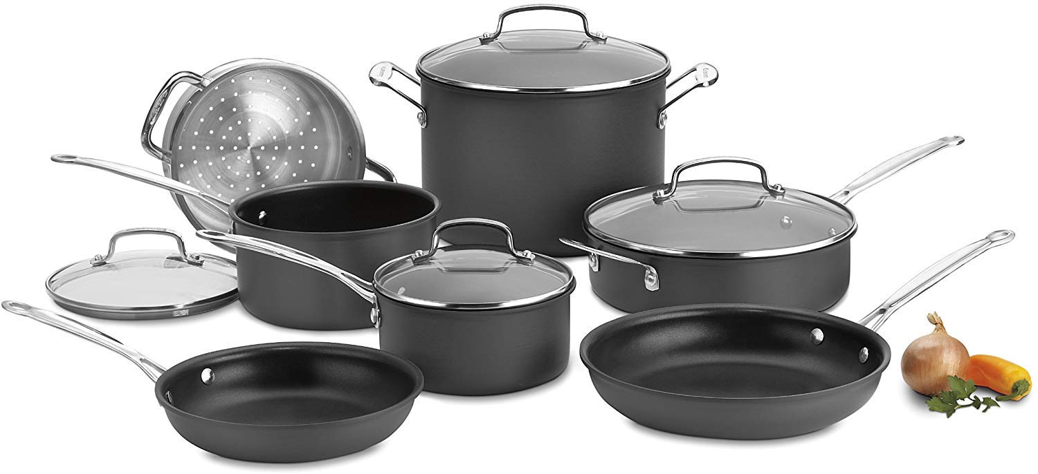 Sartén de 10 pulgadas de Cuisinart Chef's Classic para cocción uniforme.