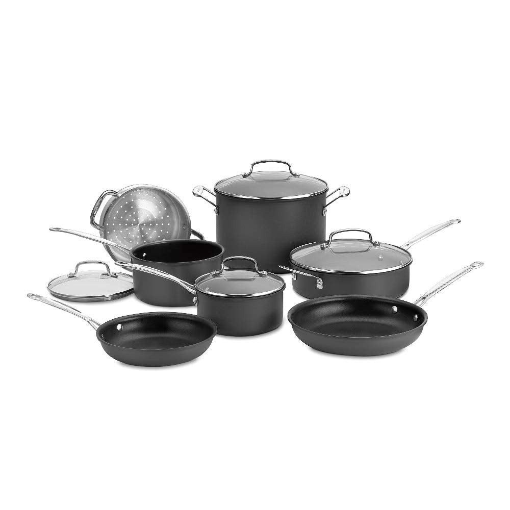 Sartén de 8 pulgadas de Cuisinart Chef's Classic con mango y recubrimiento antiadherente.