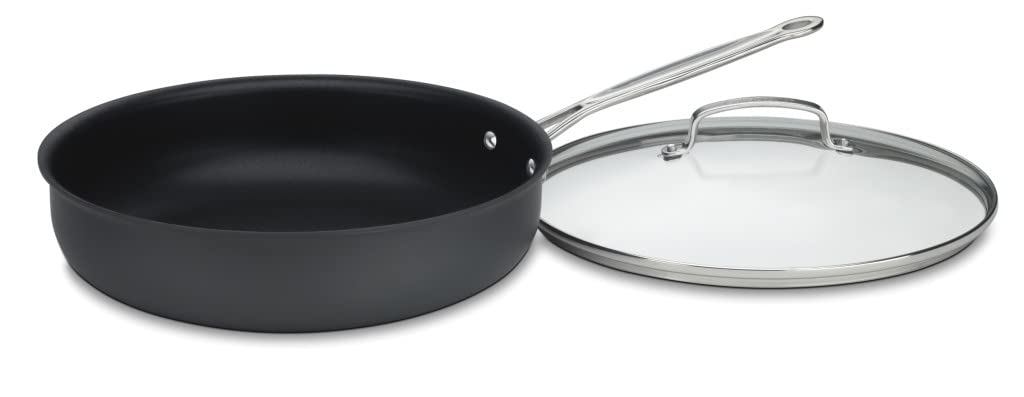 Cuisinart Chef's Classic sarten antiadherente Quantanium facilita la liberacion de alimentos