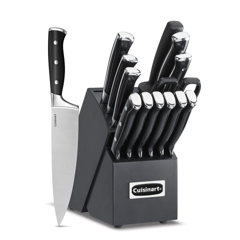 Conjunto de cuchillos Cuisinart 15 piezas en bloque para cocina profesional